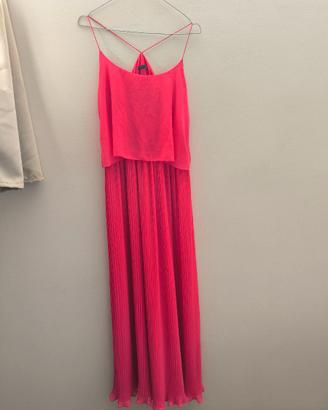 Abito da cerimonia Massimo Dutti fucsia