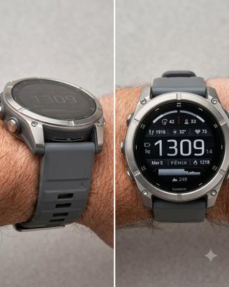 Smartwatch GARMIN FENIX 8 da 51mm AMOLED 