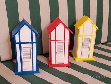 Cabina da spiaggia in legno riviera Romagnola