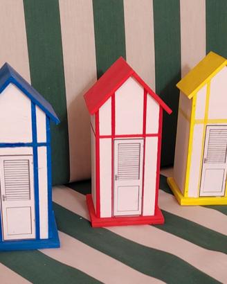 Cabina da spiaggia in legno riviera Romagnola