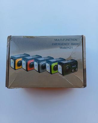 Torcia elettrica e radio ricaricabile