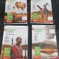 Libro scienze  " Scopriamo la natura ABCD"