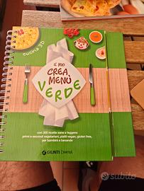 libro "crea il mio menù" vegano e vegetariano