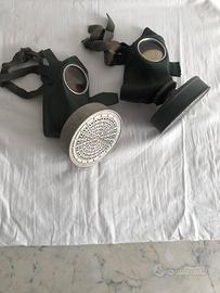 Lotto 2 Maschere Anti Gas Germania Luftschutz Ww2