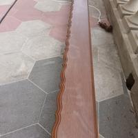 Mantovana, fascia copritenda e bastoni legno