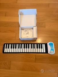 Pianola avvolgibile per bambini in silicone