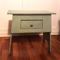 mobiletto tavolino vintage verde