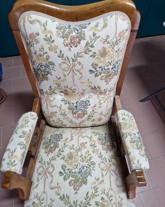 Poltrona Luigi Filippo fine 800