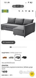 🛋️ Divano letto IKEA FRIHETEN angolare