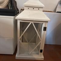 3 lanterne in legno
