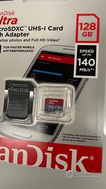 Micro sd sandisk pro 128 bg