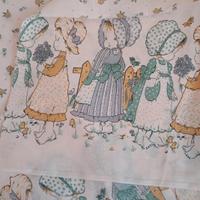 Tessuto rosa con decori 