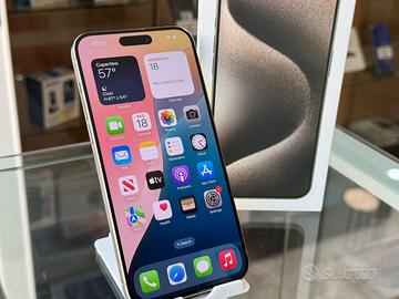 IPHONE 15 PRO MAX 256GB NATURAL - GARANZIA 12 MESI