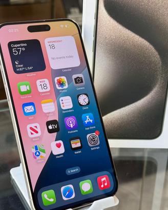 IPHONE 15 PRO MAX 256GB NATURAL - GARANZIA 12 MESI