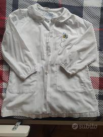 grembiule bianco scuola materna