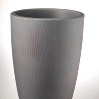 Vaso Genesis Veca antracite h 60cm rotondo