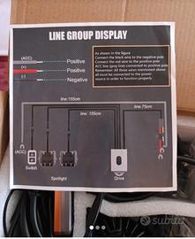 kit faretti supplementari moto