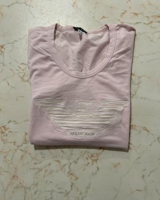 Maglietta armani Jeans Rosa