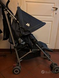 Passeggino MACLAREN tessuto jeans ripiega
