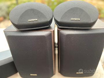 5 AIWA casse acustiche con Surround anno 2000
