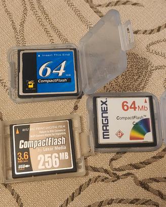compact flash 64 Mb 256 Mb