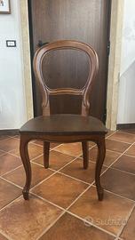 6 Sedie in legno