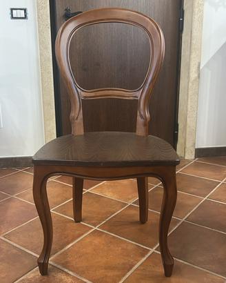 6 Sedie in legno