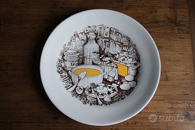 Piatto celebrativo Fiera del Tartufo di Alba 1968