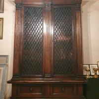 Libreria in Noce stile Neo Rinascimentale