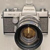 Topcon RE 2 con 38-100mm macro