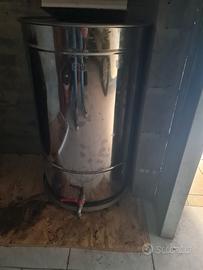 fusto olio 110 litri in acciaio