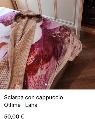 sciarpa con cappuccio 