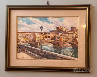 Quadro acquerello di Giovanni Ospitali