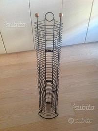 Porta cd in ferro stilizzato