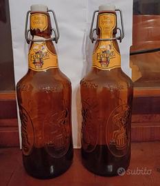 Coppia bottiglie vuote Fischer