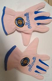 guanti in pile Inter x bambina