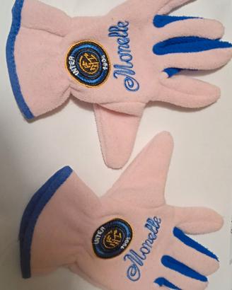 guanti in pile Inter x bambina