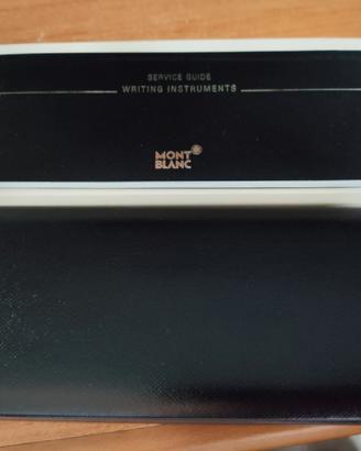 Penna a sfera MONT BLANC classica placcata oro