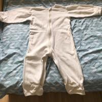 Tuta da nanna in pile di cotone bio