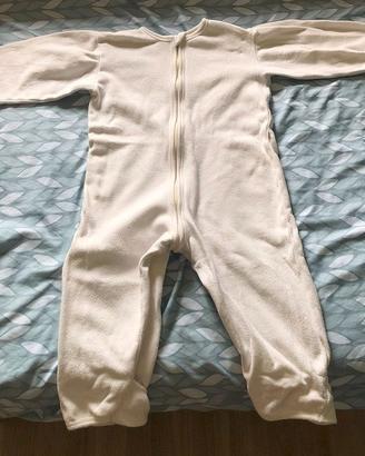 Tuta da nanna in pile di cotone bio