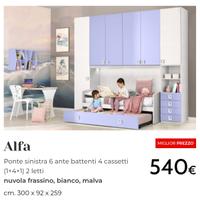  cameretta a ponte come nuova