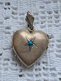 ciondolo portafoto antico