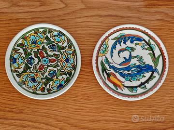 Piatti Ceramica Turca Vintage Güven Çini Kütahya