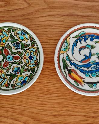 Piatti Ceramica Turca Vintage Güven Çini Kütahya