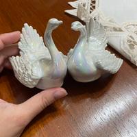 Statua coppia di cigni