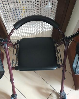 Deambulatore con rotelle