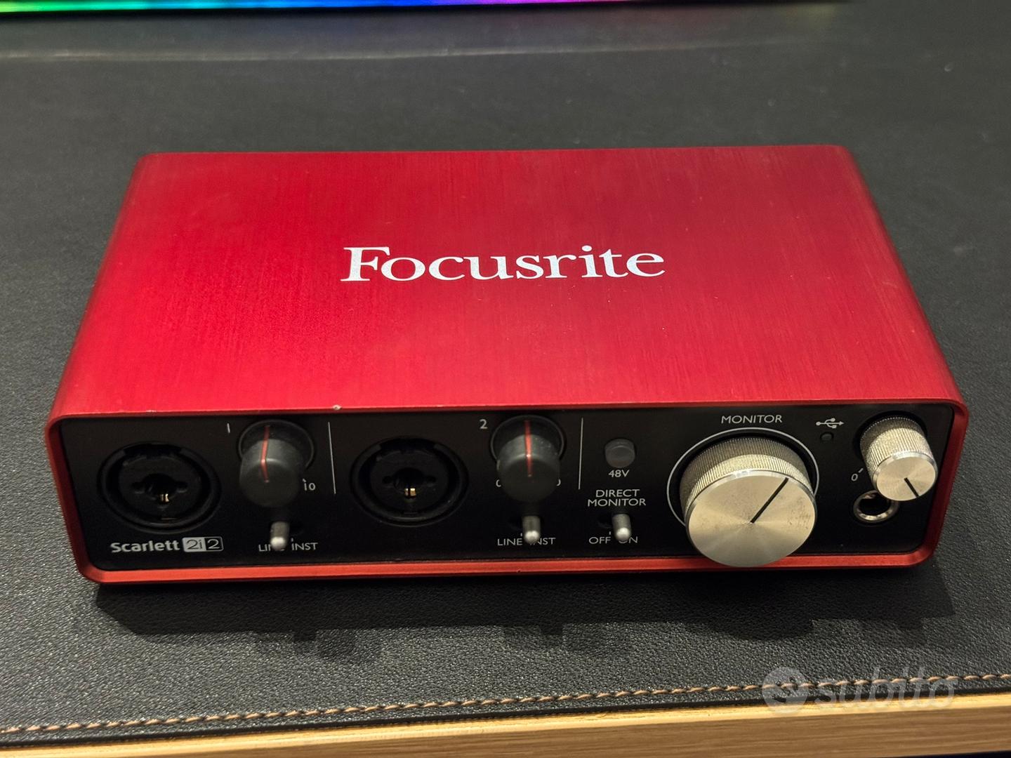 Focusrite Scarlett 2i2 - Audio/Video In vendita a Roma