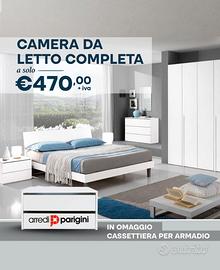 Camera da letto moderna - PRONTA CONSEGNA