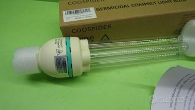 Lampada UVC germicida con ozono e raggi UV, attacc