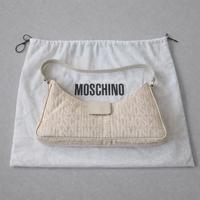Borsa Moschino originale – Beige con logo all over